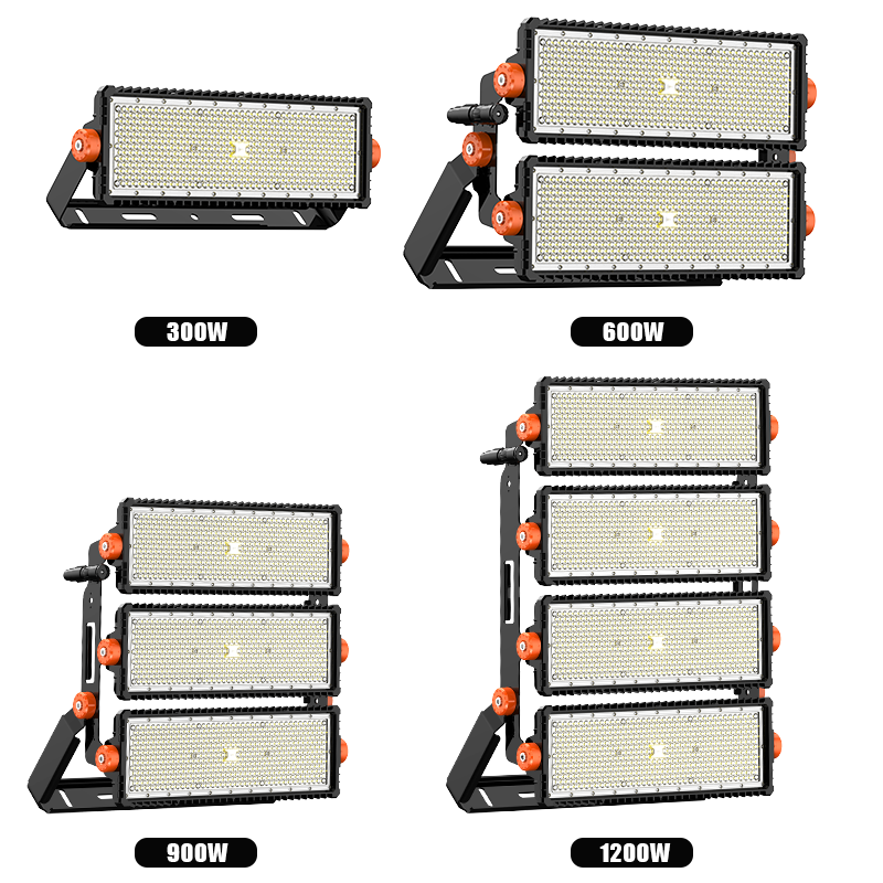 LED flood light-junhuilightingsolution Led light manufacturer High Mast Waterproof IP65 Sport Stadium Flood Light Field IP66 300w 400w 500w 600w 800w 1000w 1200w Outdoor Led Flood Light