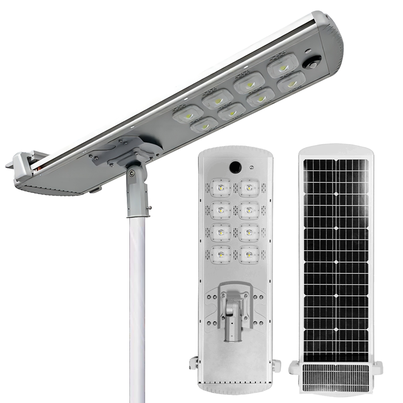 All in one solar street light auto Cleaning Solar Panel Function Solar Street Light Waterproof IP65 100W 200W 300W 400W 500W Outdoor Led Solar Street Light