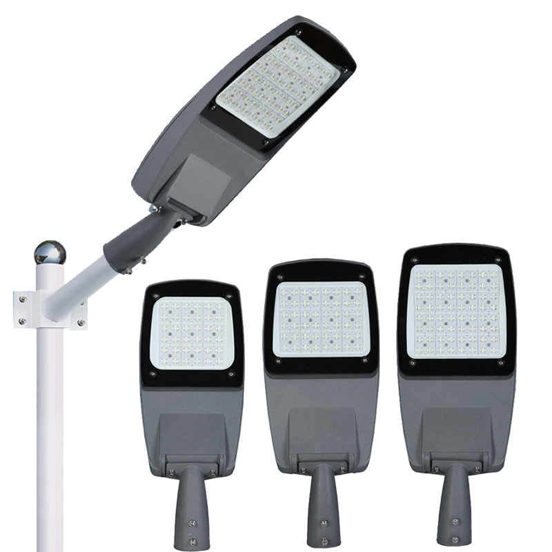 LED street light 50W 100W 150W 200W 0-10V dimmable 3000K 4000K 6000K time seeting 10KW surge protection