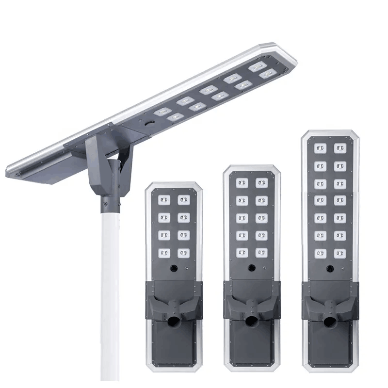Goverment project for rual city lighting solar street light 6 meter 8 meter 10 meter pole