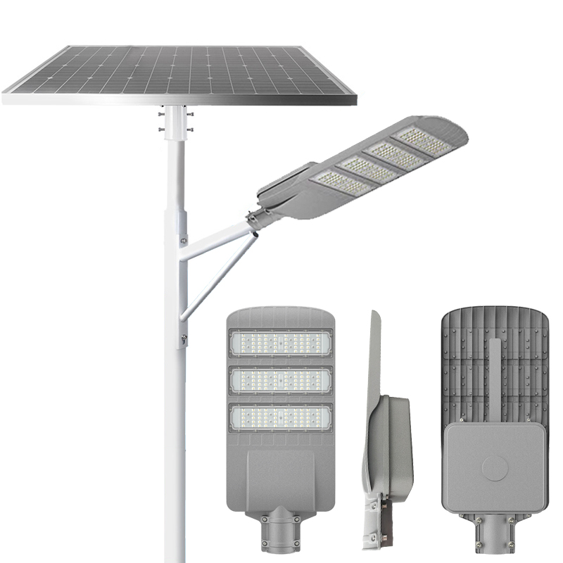 200w 300w Solar panel split solar street light double panel city high way solar light