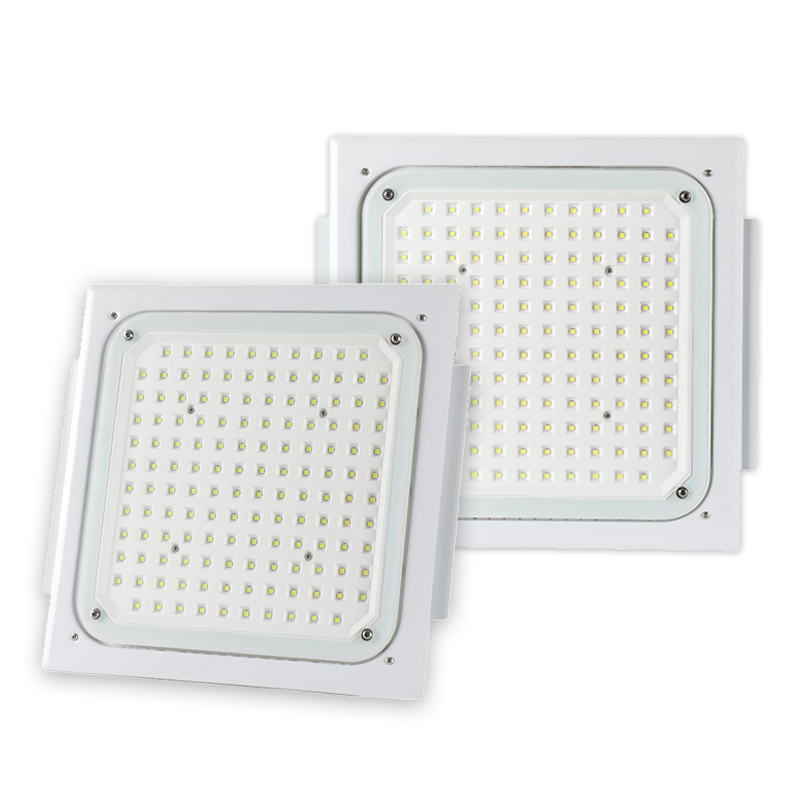 10 x 10 canopy light Recessed Led Canopy Light Manufacturer Ceiling Lights 50w 100w 150w 200w Aluminum for Gas Station Lights