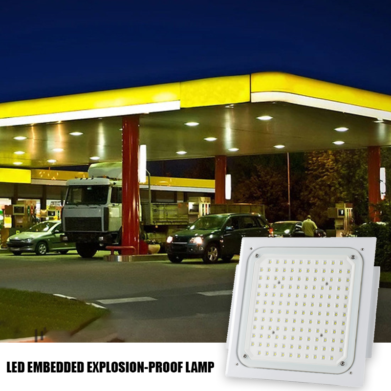 China supplier 200w Petrol Lighting Aluminum Explosion Proof Led Canopy Gas Station Light